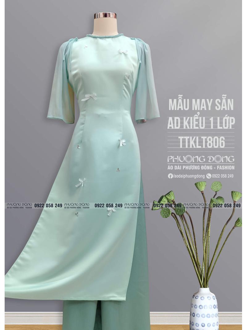 Áo Dài Phom Trẻ Vải Tafta TTKLT806